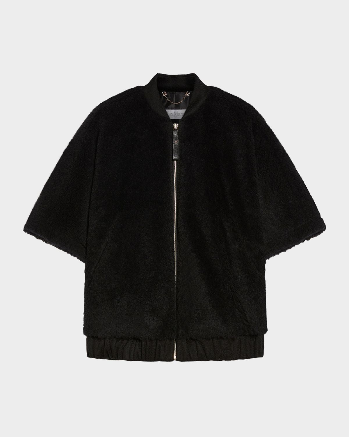 Max Mara Briose Wool-Blend Wrap Cape