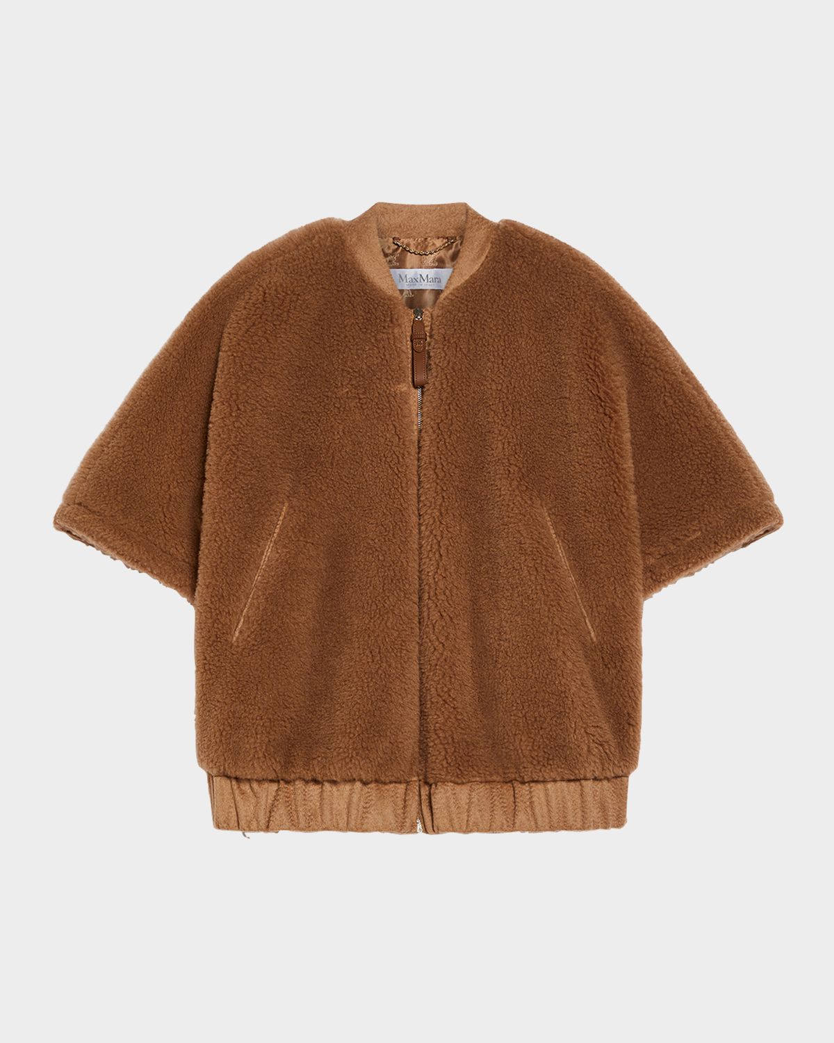Max Mara Briose Wool-Blend Wrap Cape