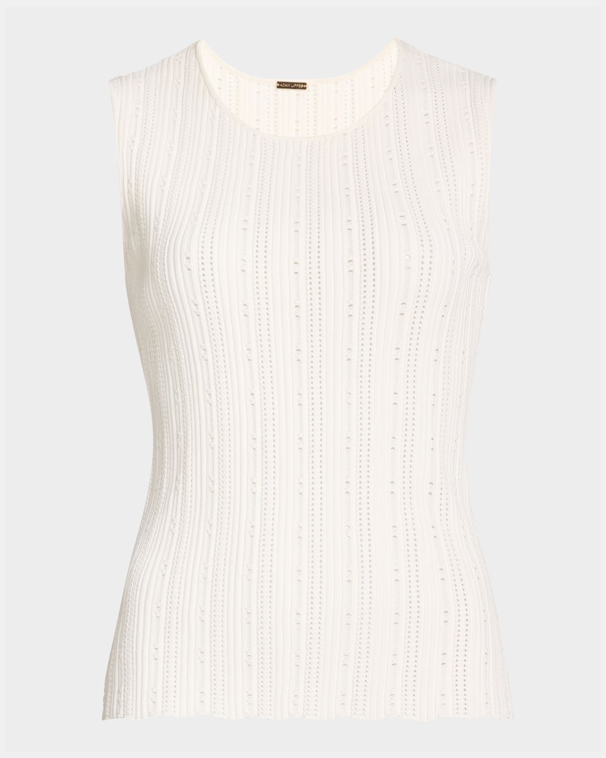 Adam Lippes Pointelle Compact Jacquard Tank Top