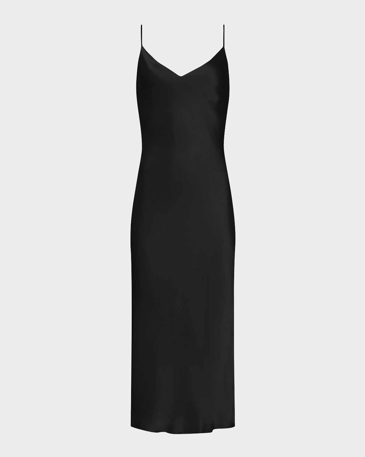 L 'Agence Seridie Mid-Length Silk Slip Dress