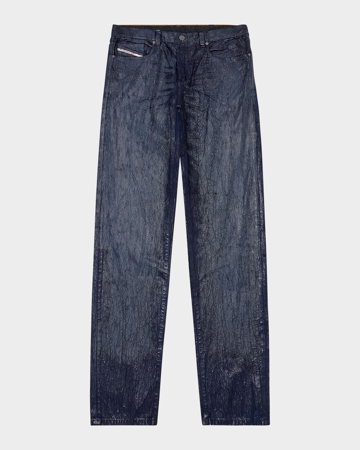 Diesel Men 's Coated Loose-Fit Jeans - Women's Clothing