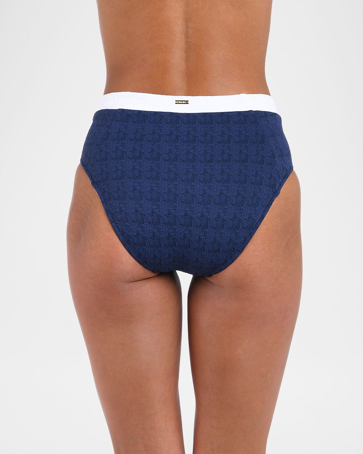 L 'Agence Vanessa Colorblock Chic High-Waist Bikini Bottoms | Thumbnail 3 L 'Agence Vanessa Colorblock Chic High-Waist Bikini Bottoms | Thumbnail 3