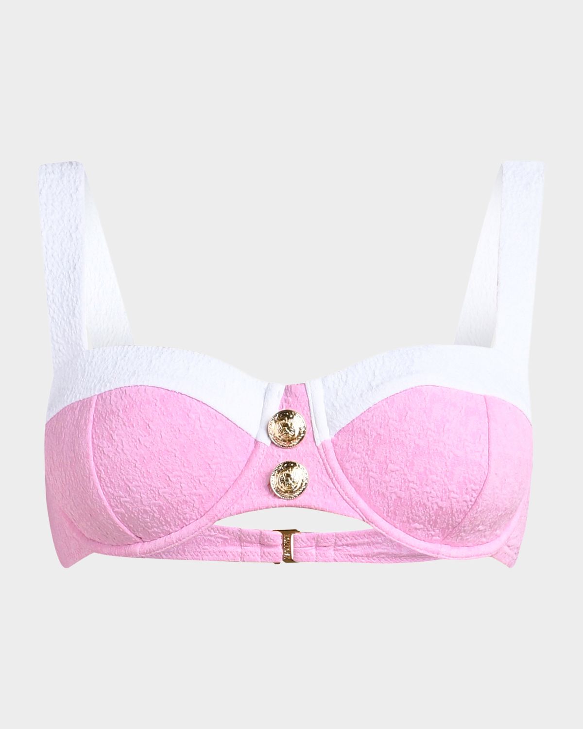 L 'Agence Alexandria Colorblock Chic Bikini Top