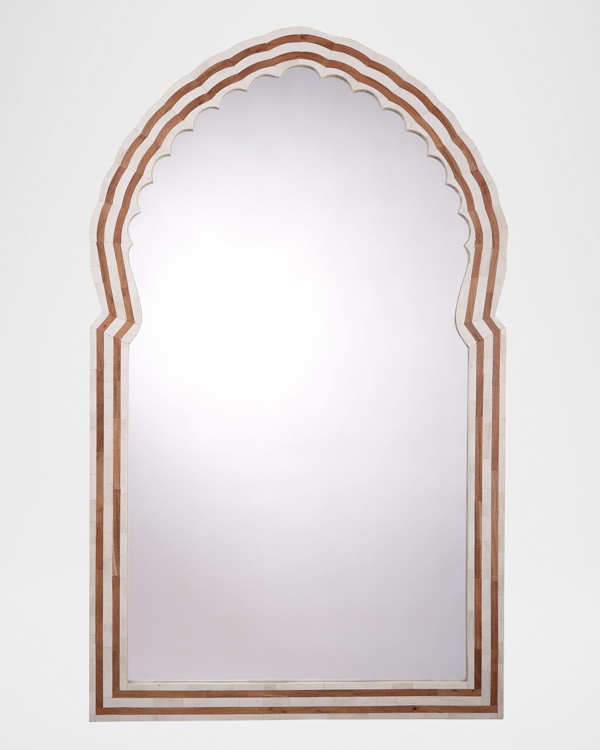 Jamie Young Bardot 60" Bone & Wood Wall Mirror | Thumbnail 5 Jamie Young Bardot 60" Bone & Wood Wall Mirror | Thumbnail 5