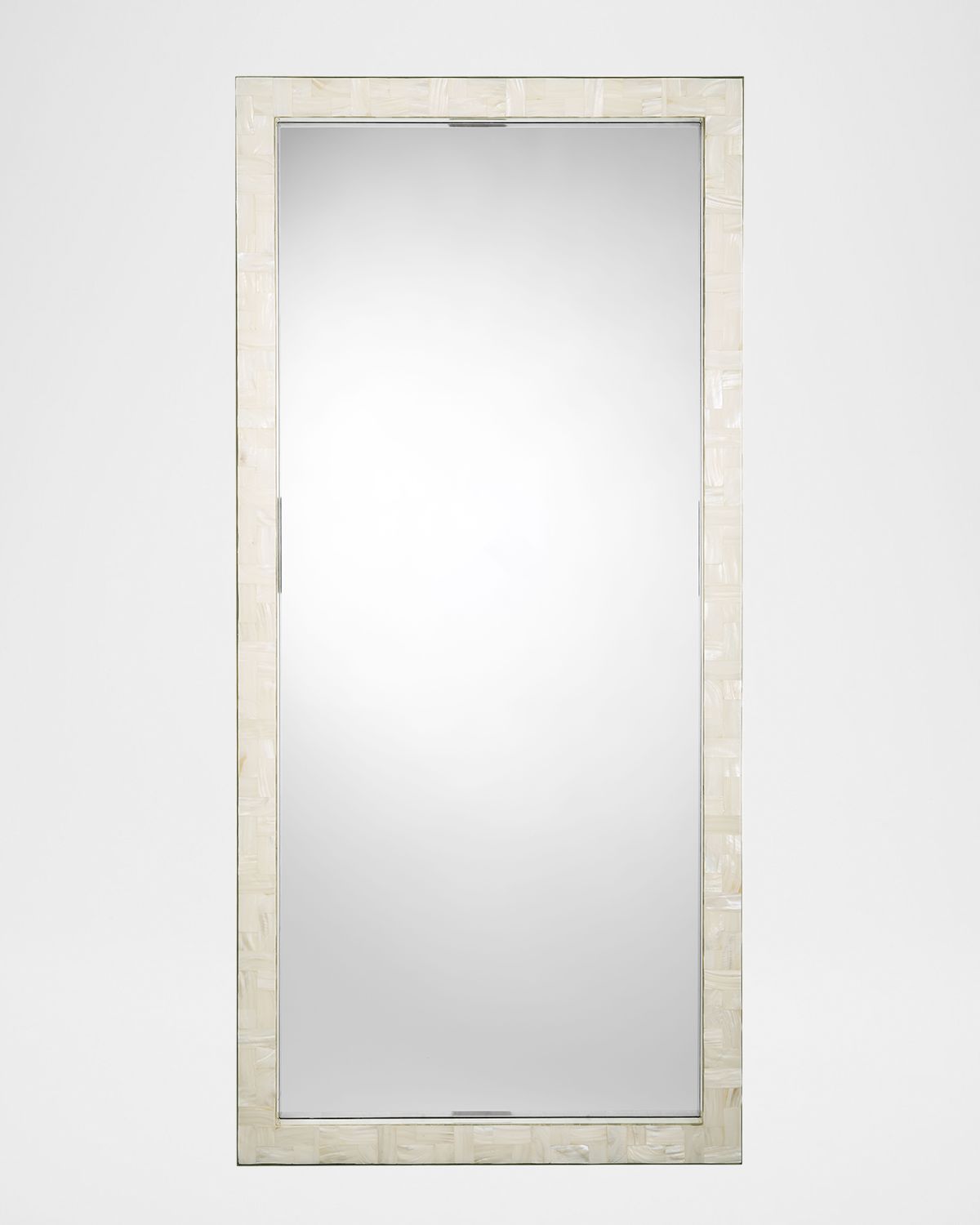 Jamie Young Monroe Mother-of-Pearl Rectangle Floor Mirror, 60" | Thumbnail 6