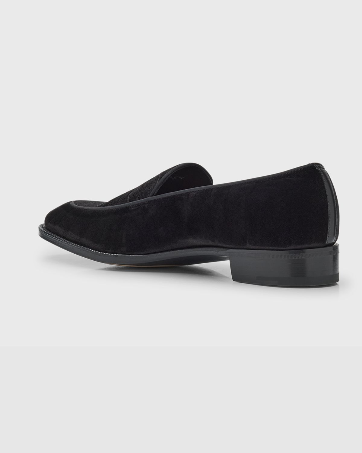 John Lobb Men 's Bill Velvet Penny Loafers