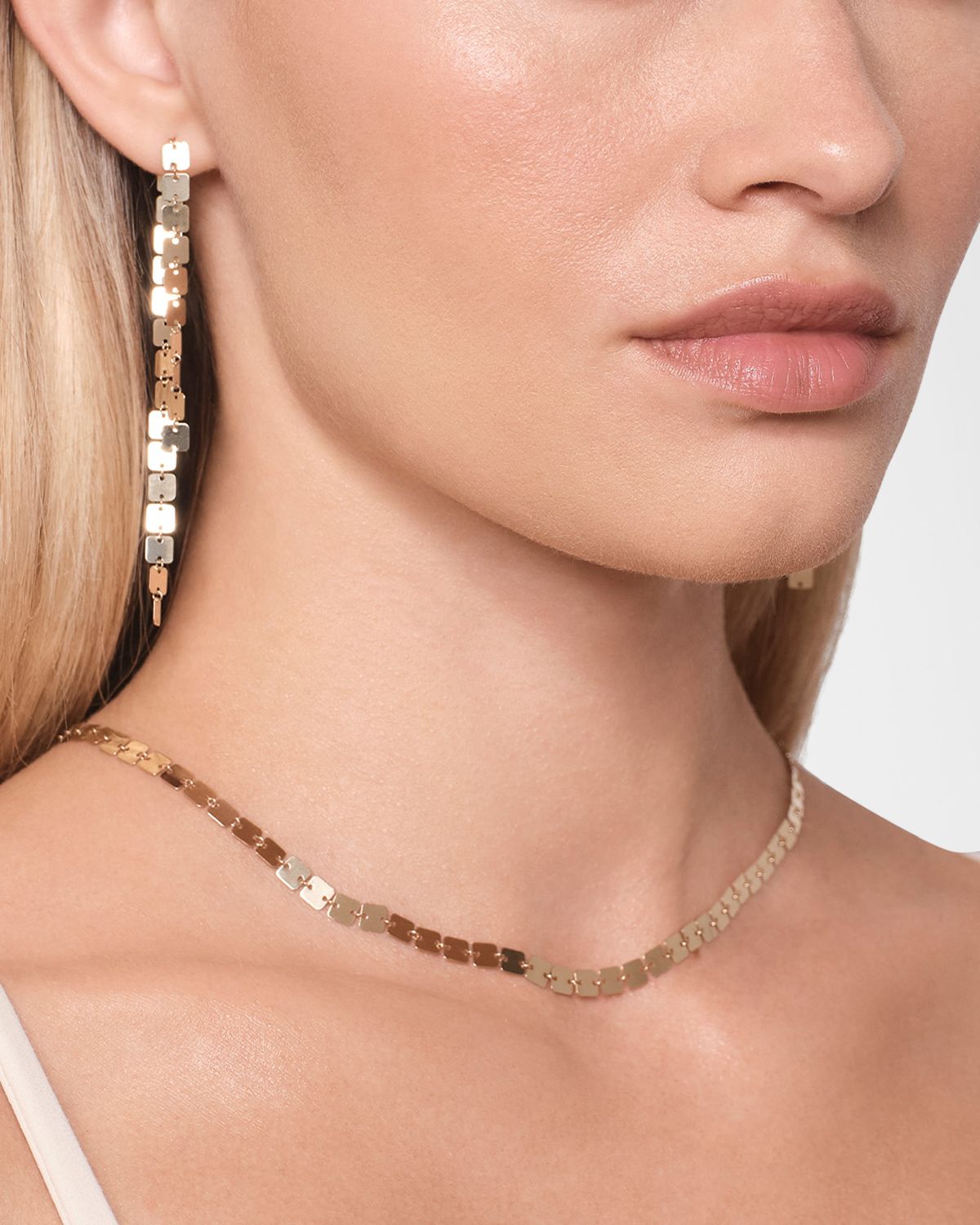 LANA Laser Square Chain Necklace