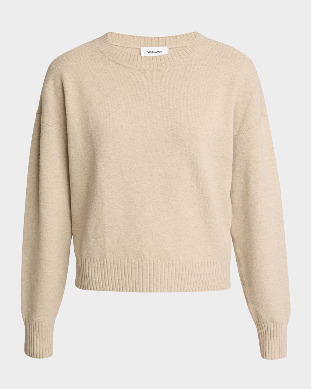 Yves Salomon Wool Crewneck Sweater