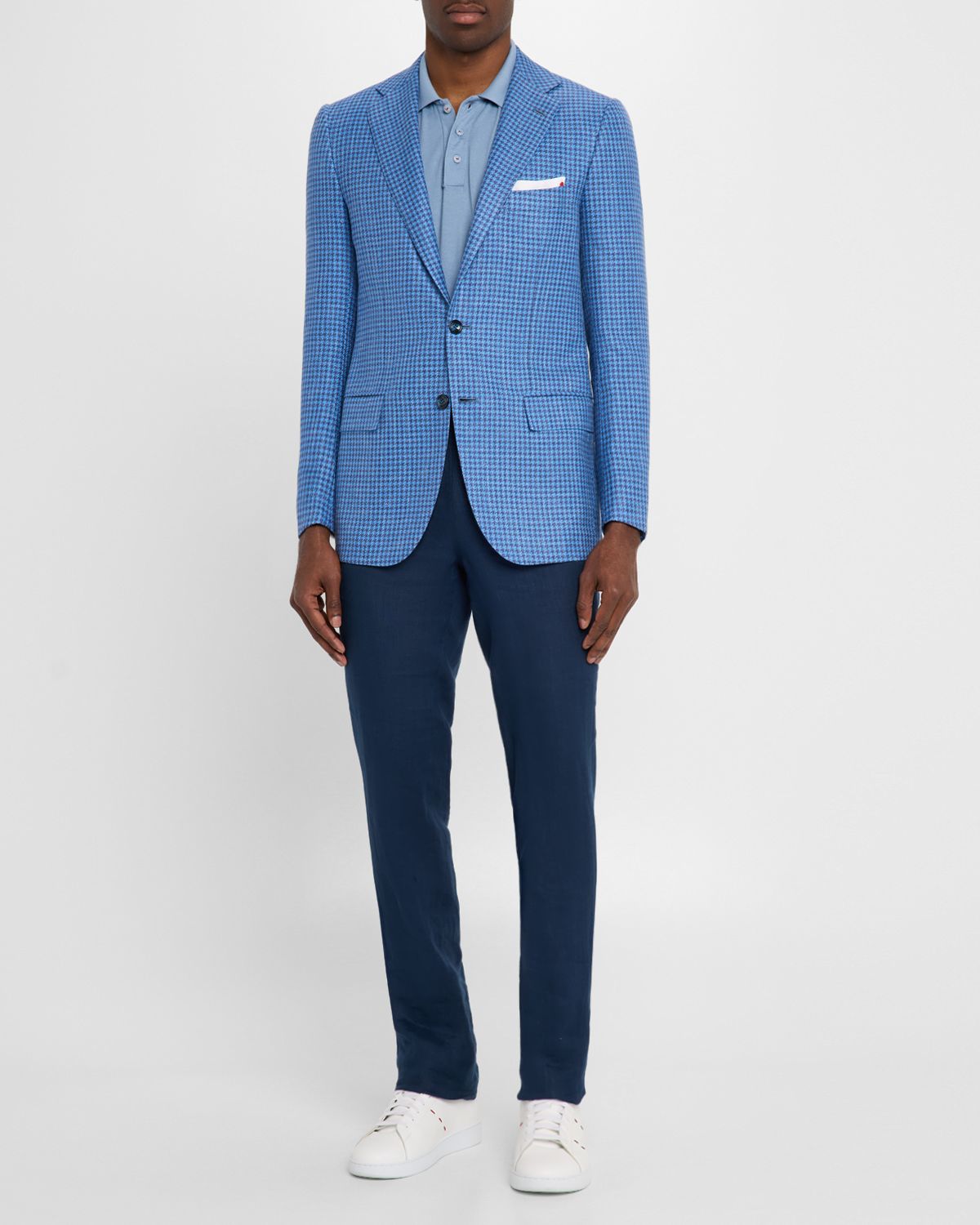 Kiton Men 's Houndstooth Sport Coat