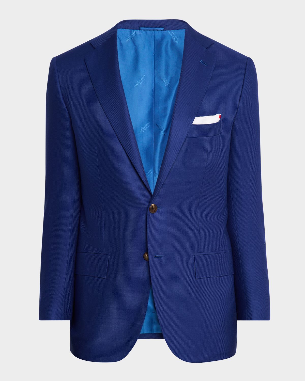 Kiton Men 's Solid Wool-Cashmere Blazer