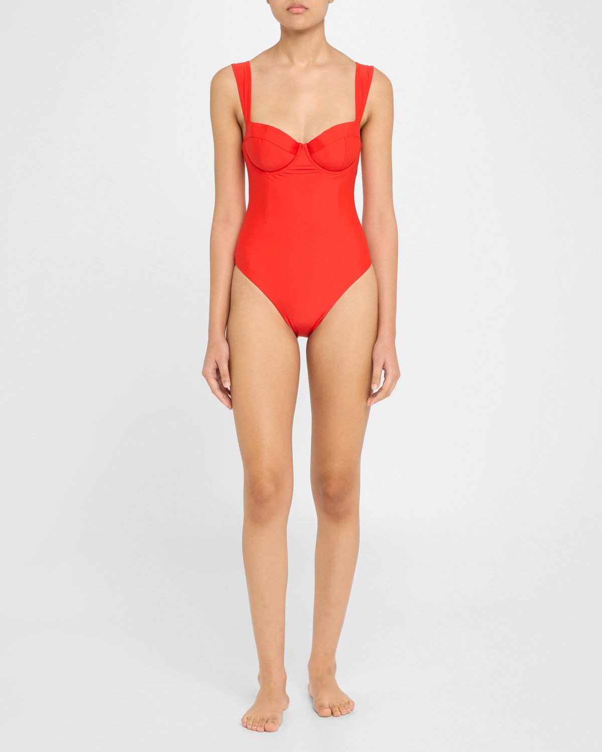SIMKHAI Kyle Bustier One-Piece Swimsuit