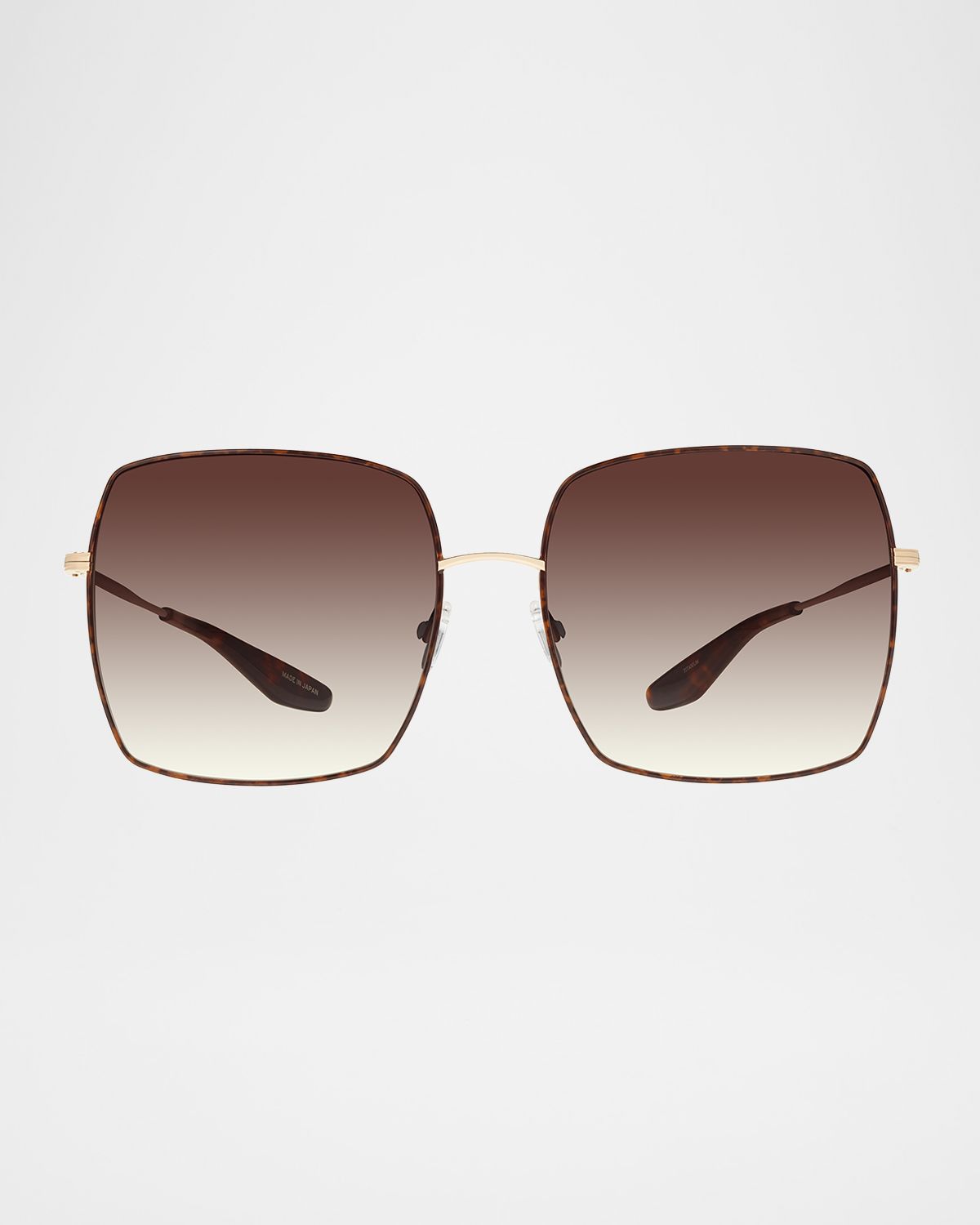 Barton Perreira Folasade Titanium Square Sunglasses