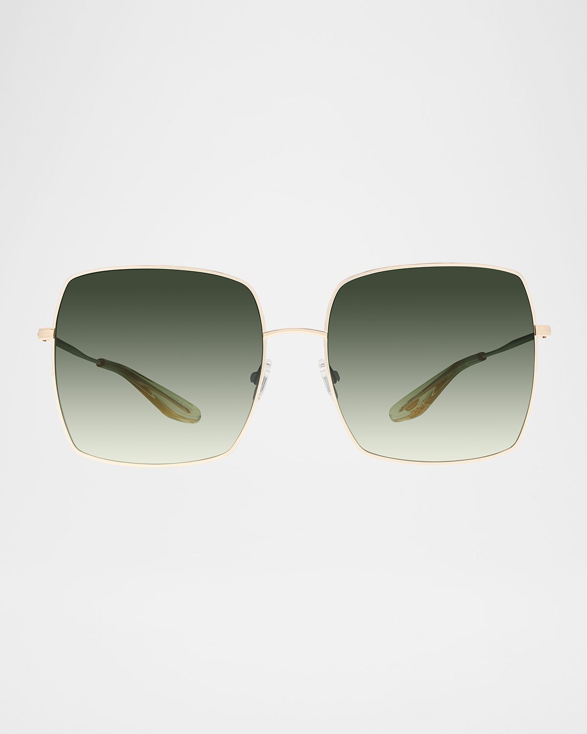 Barton Perreira Folasade Titanium Square Sunglasses
