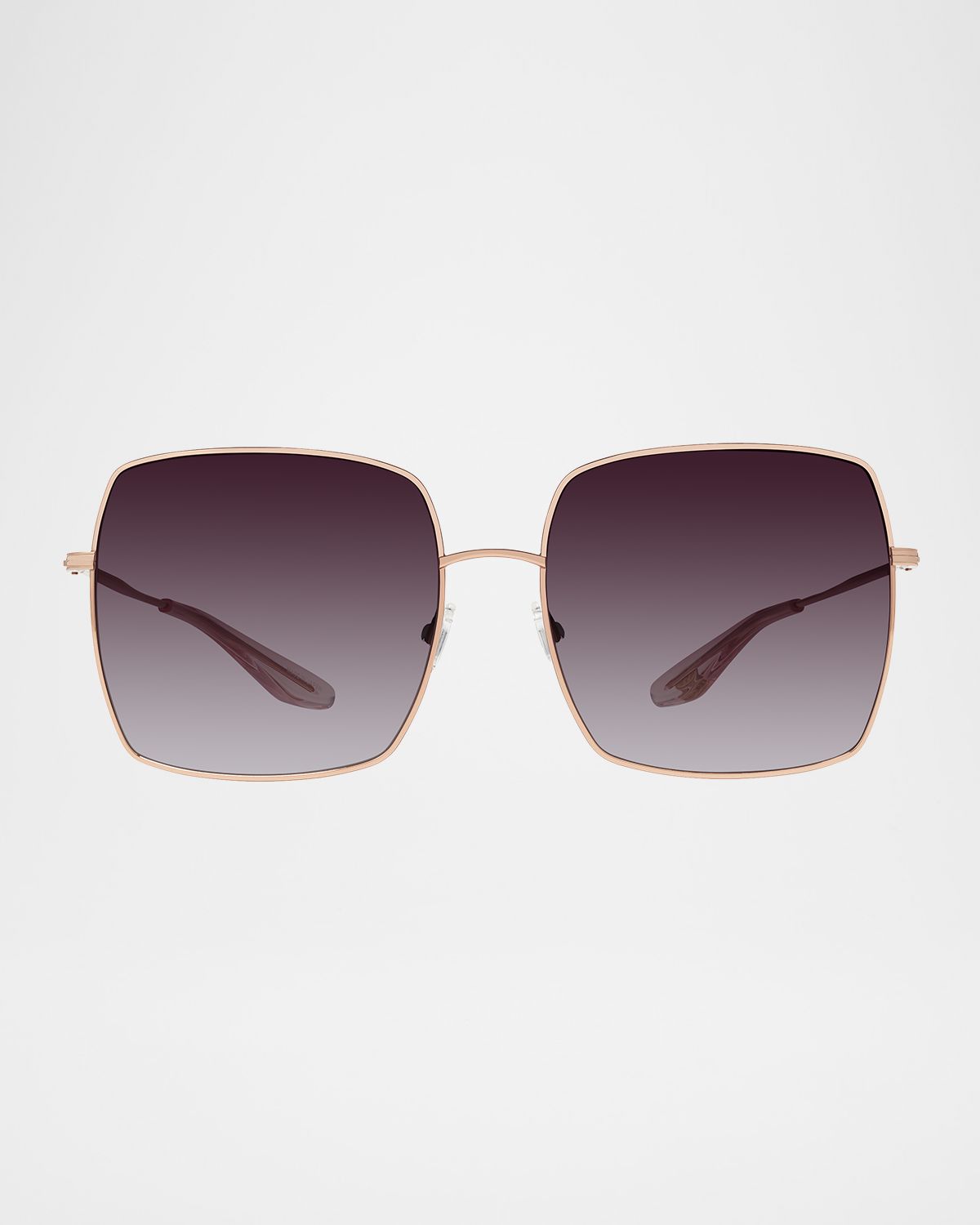 Barton Perreira Folasade Titanium Square Sunglasses