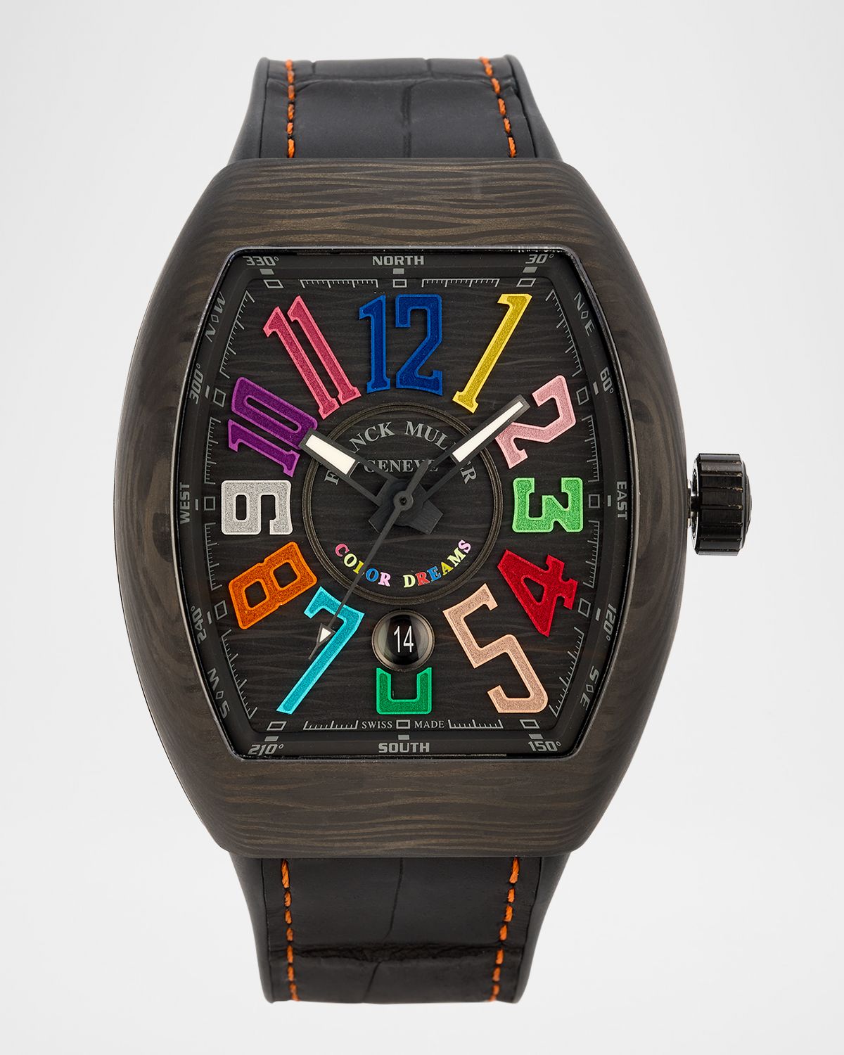 Franck Muller Men 's 44mm Carbon Color Dreams Watch