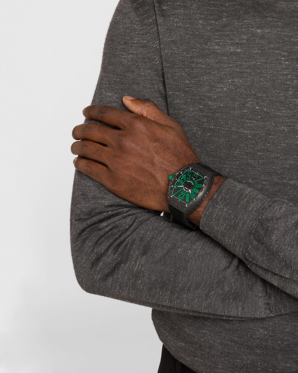 Franck Muller 44mm Carbon Green Watch