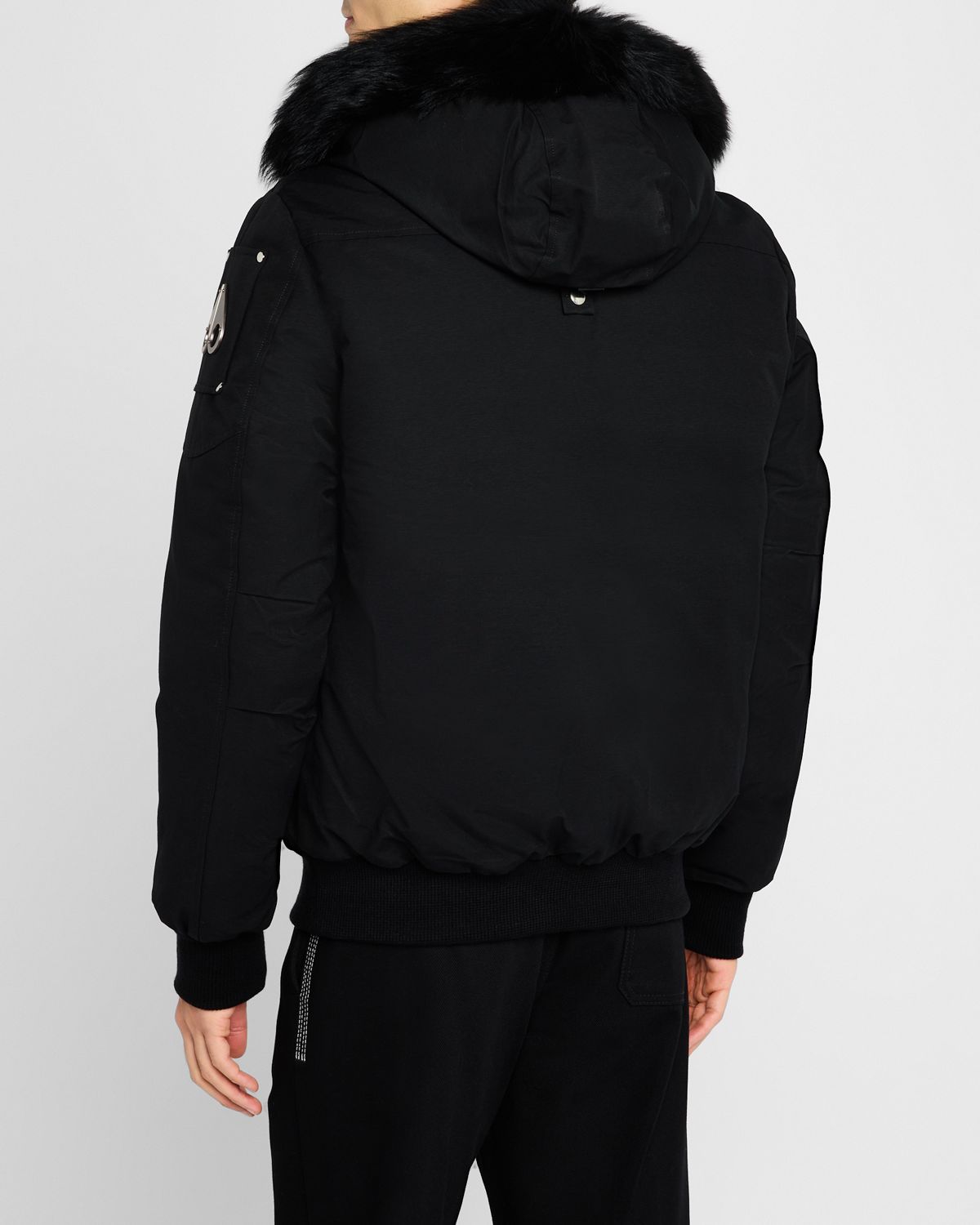 Moose Knuckles Men 's Shearling Ballistic Bomber Jacket | Thumbnail 3 Moose Knuckles Men 's Shearling Ballistic Bomber Jacket | Thumbnail 3