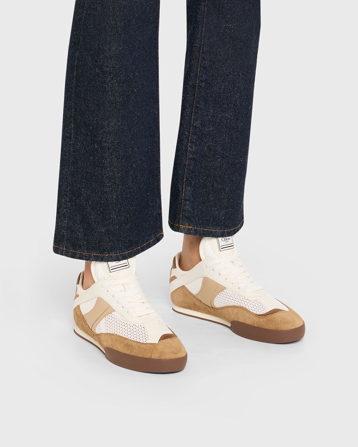 Chloe Kick Mesh and Leather Low-Top Sneakers | Thumbnail 6 Chloe Kick Mesh and Leather Low-Top Sneakers | Thumbnail 6