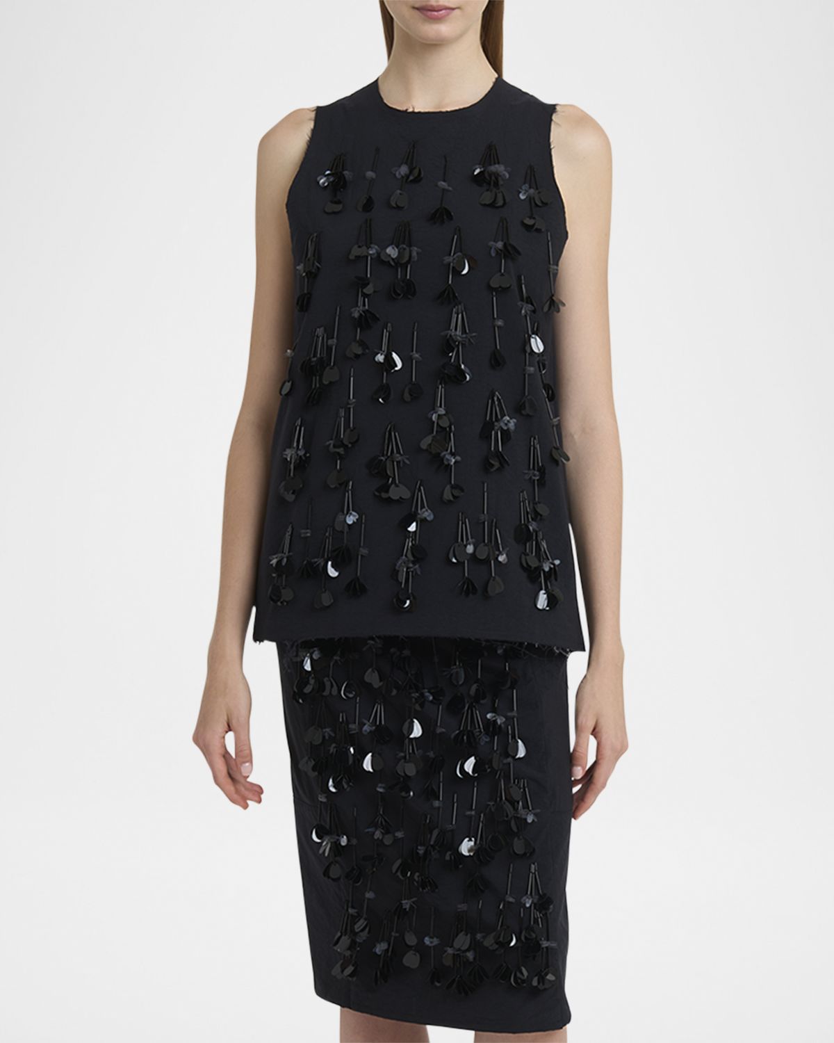 Plan C Sequined Tank Top