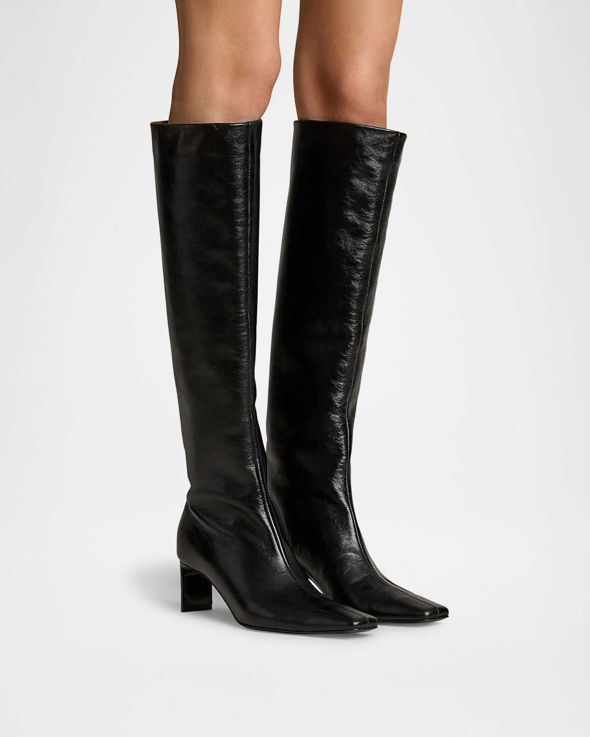 Khaite Ona Knee-High Leather boots
