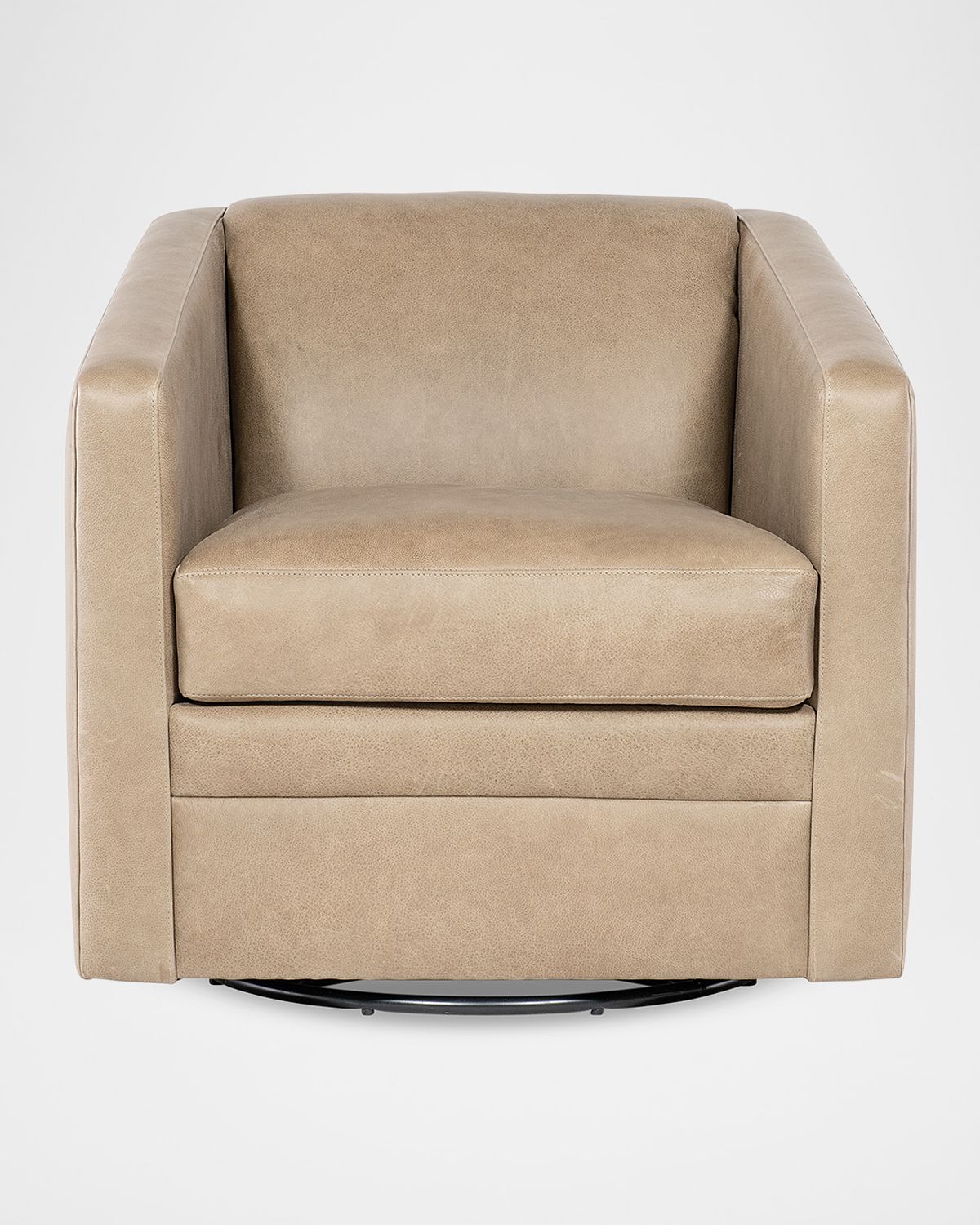 Bradington-Young Lorelai Leather Swivel Chair