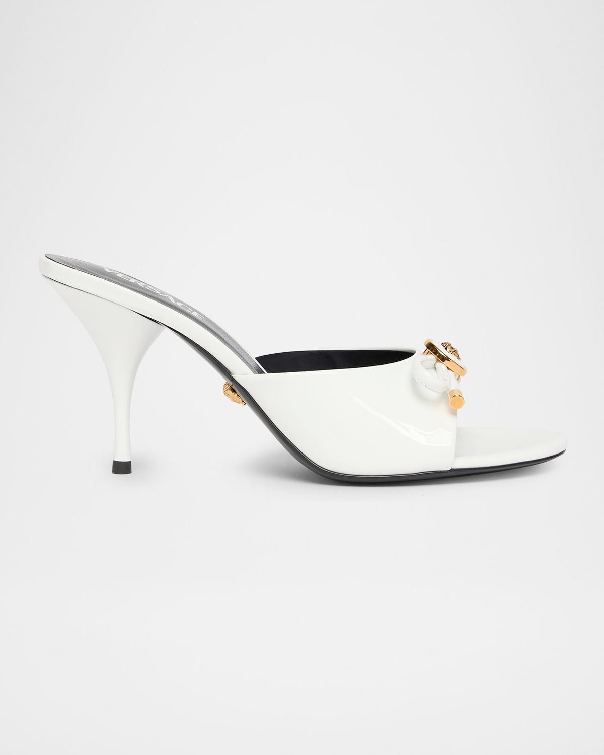 Versace Opera Bow Ballet Mules in Patent Leather | Thumbnail 7 Versace Opera Bow Ballet Mules in Patent Leather | Thumbnail 7