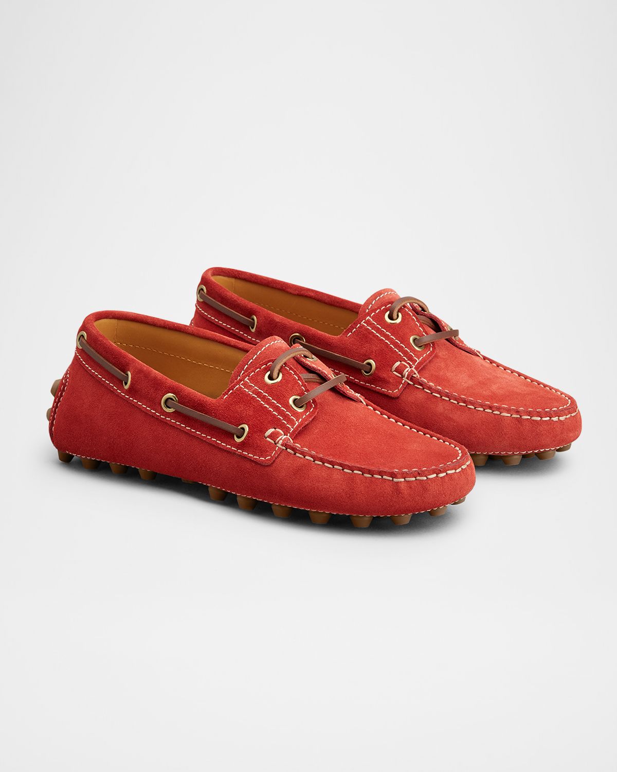 Tod 's Gommino Suede Driver Boat Loafers