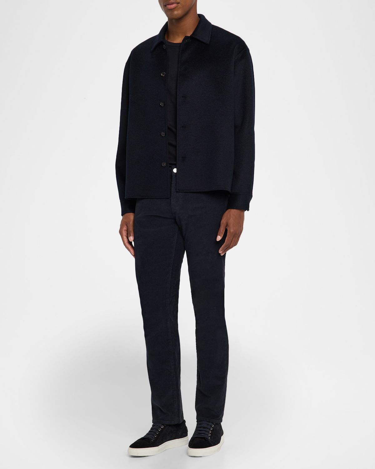 FRAME Men 's Double-Face Wool Overshirt