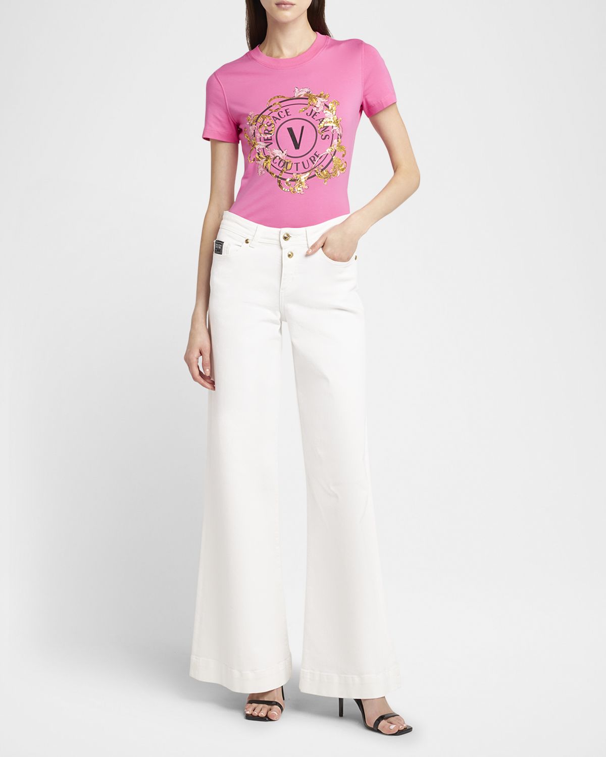 Versace Wide-Leg Jeans