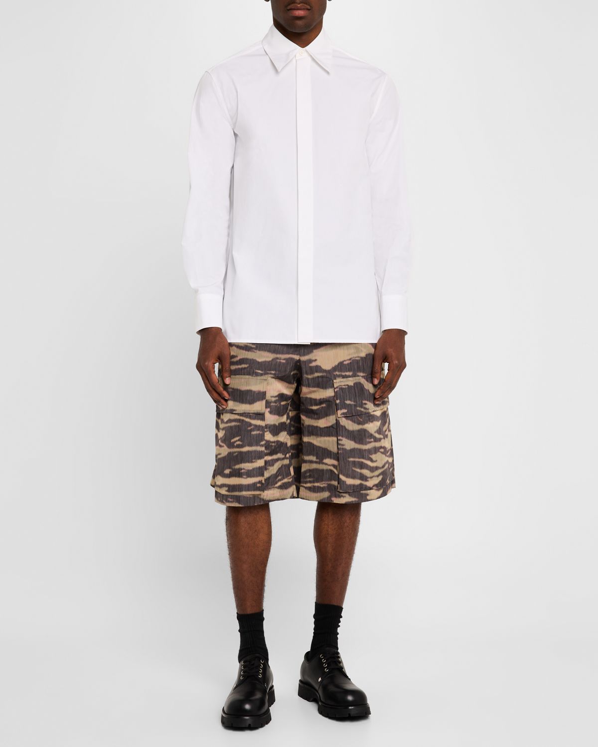 Jil Sander Men 's Poplin Sport Shirt