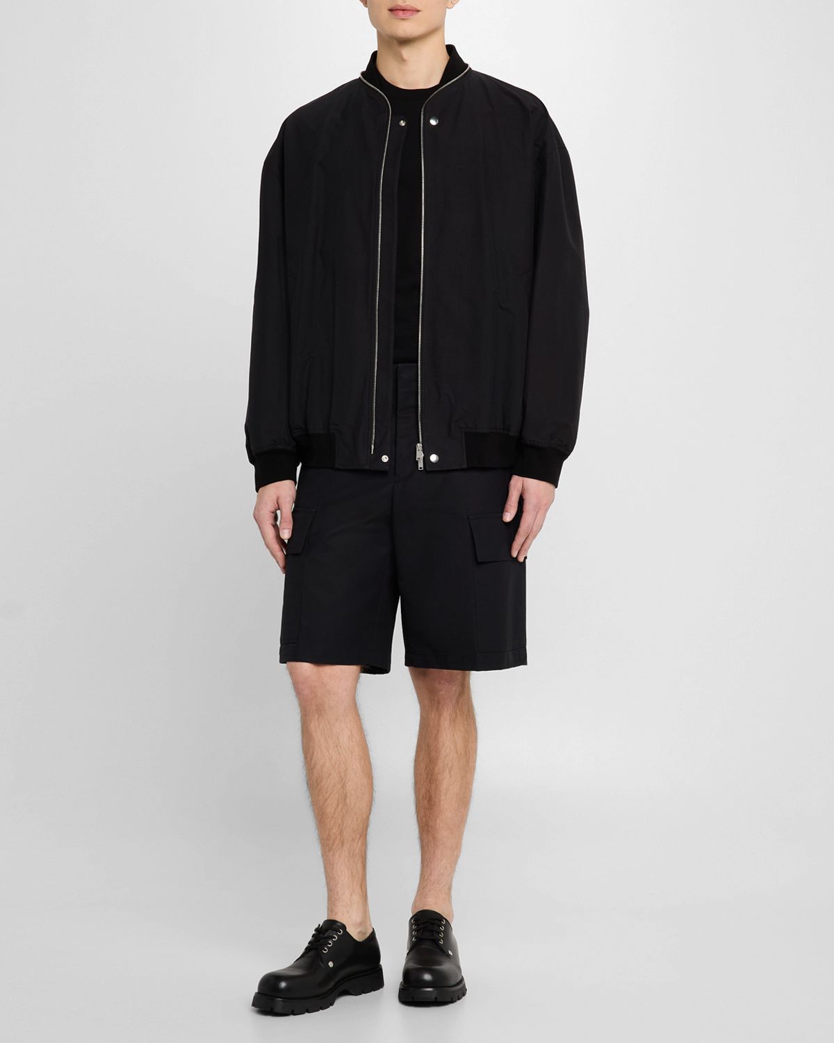 Jil Sander Men 's Oversized Lightweight Cotton Jacket