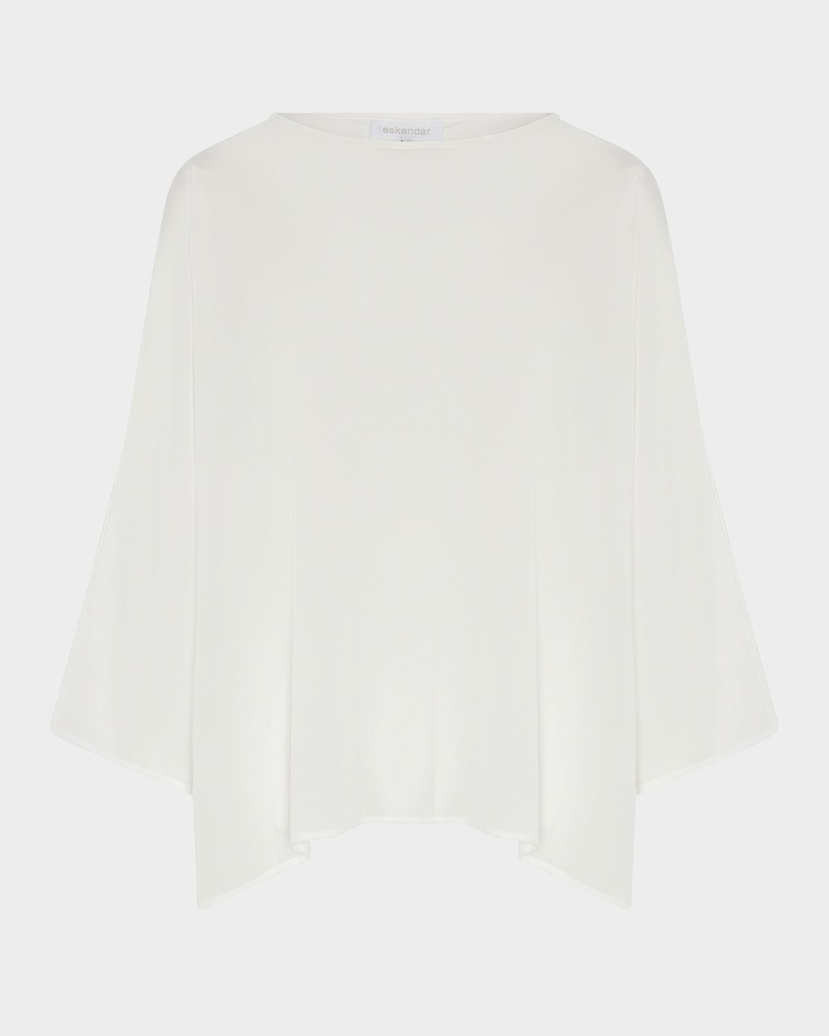 Eskandar Boat Neck Top (Mid Length) | Thumbnail 6