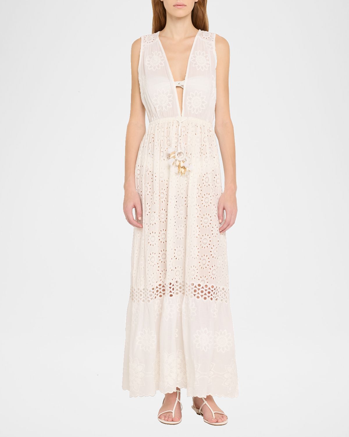 Ramy Brook Paxton Embroidered Maxi Dress