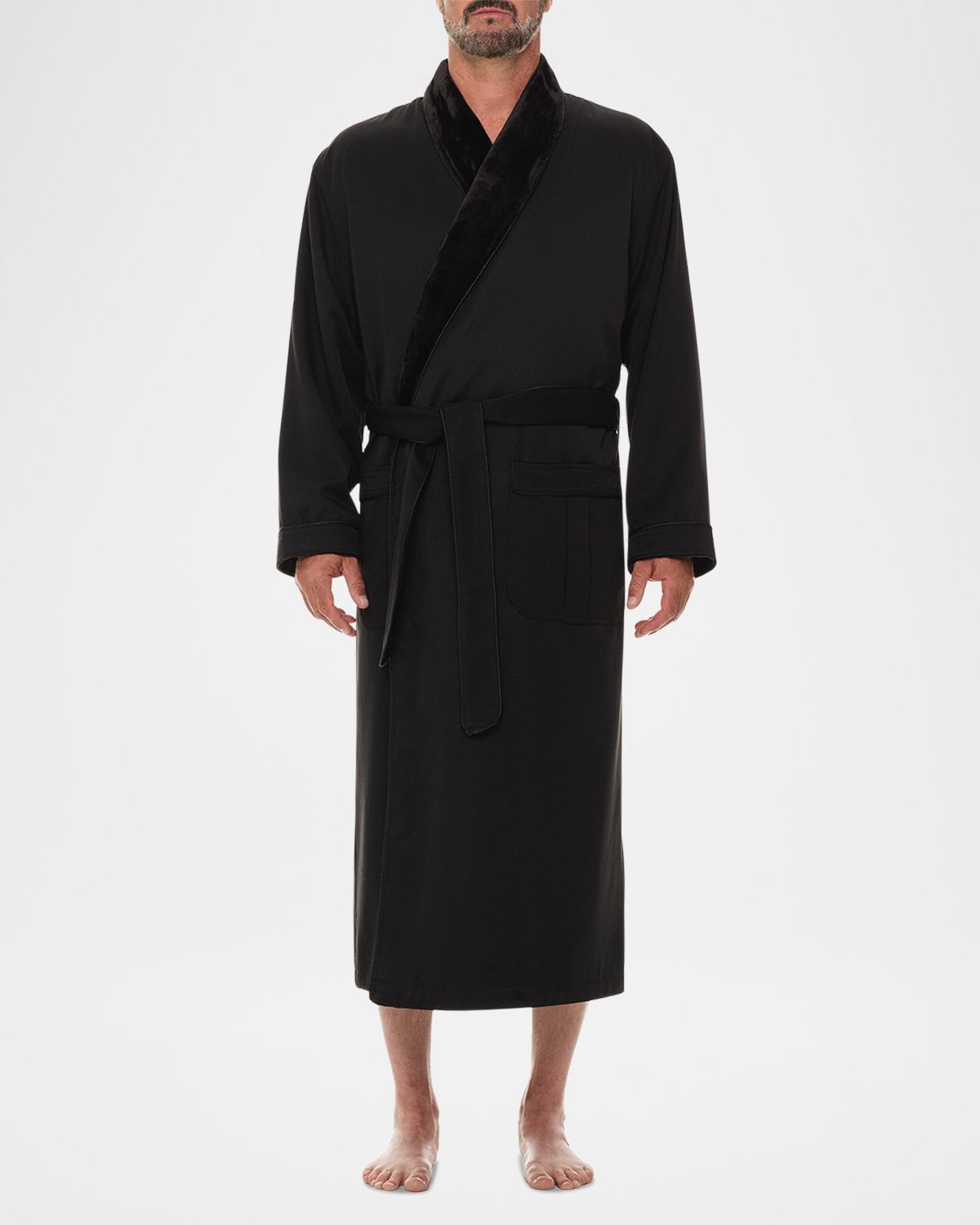 Majestic International Men 's Westmount Microfiber-Lined Robe