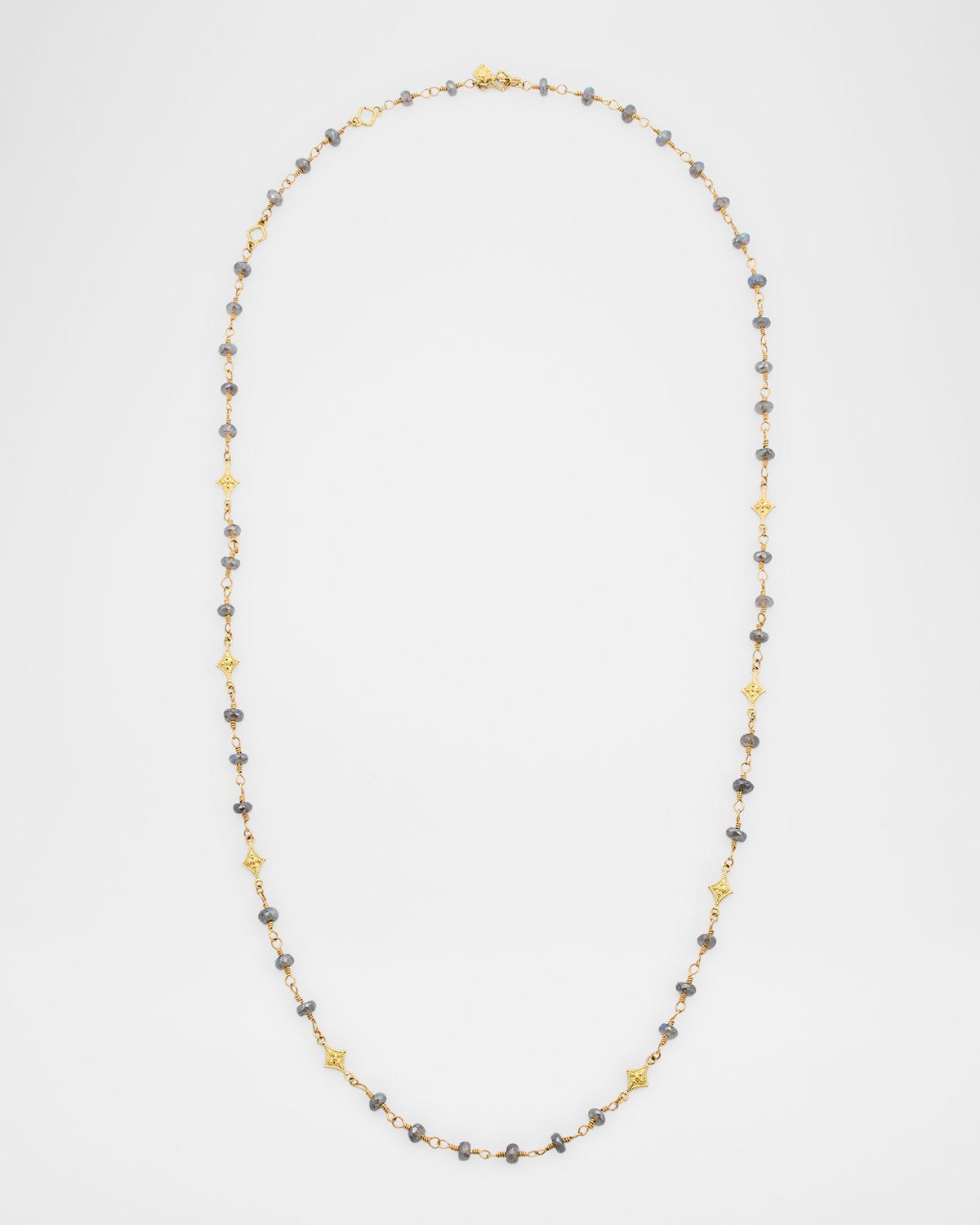 Armenta 18K Yellow Gold Mini Labradorite Bead Necklace