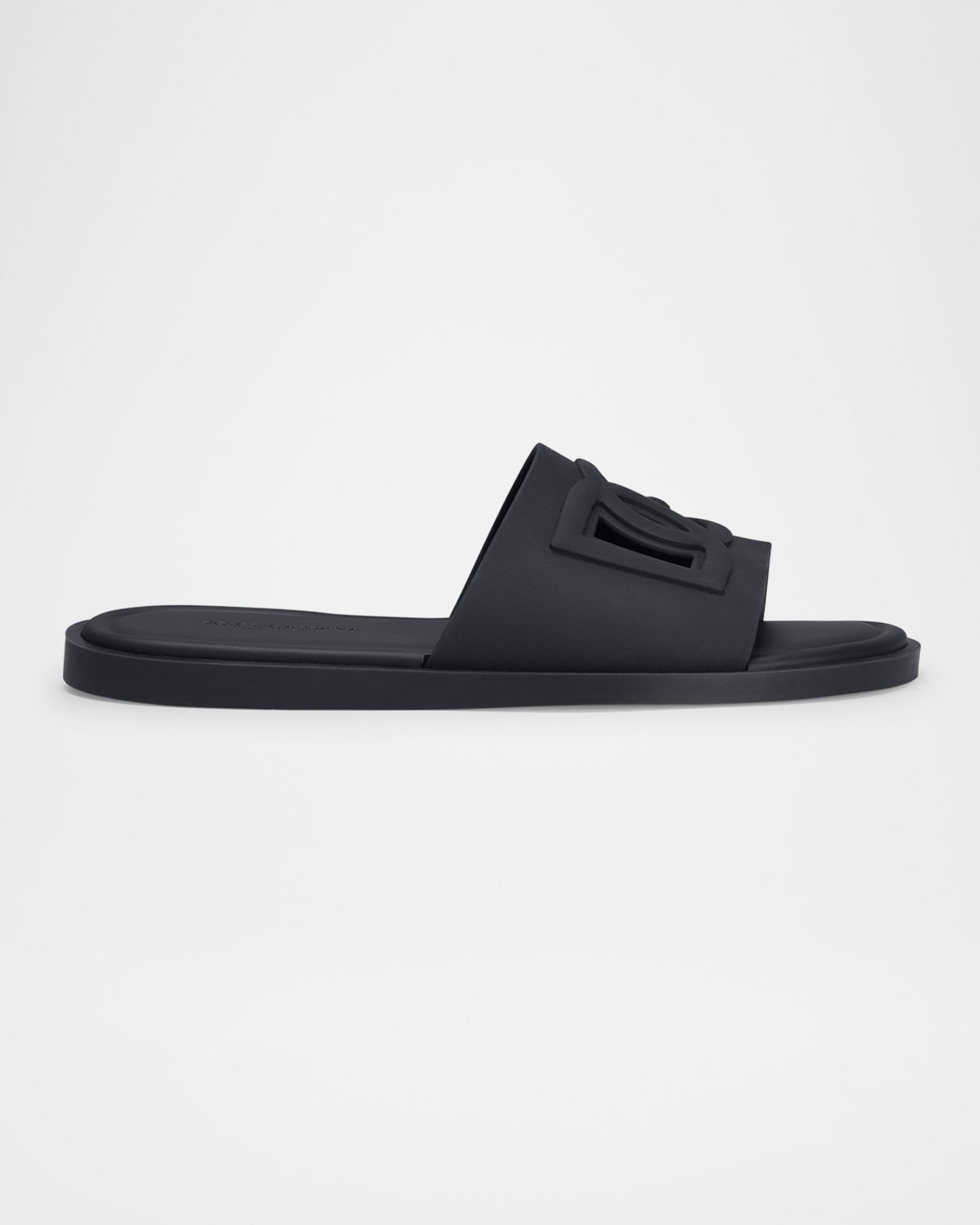 Dolce & Gabbana Men 's Rubber Beachwear Pool Slides