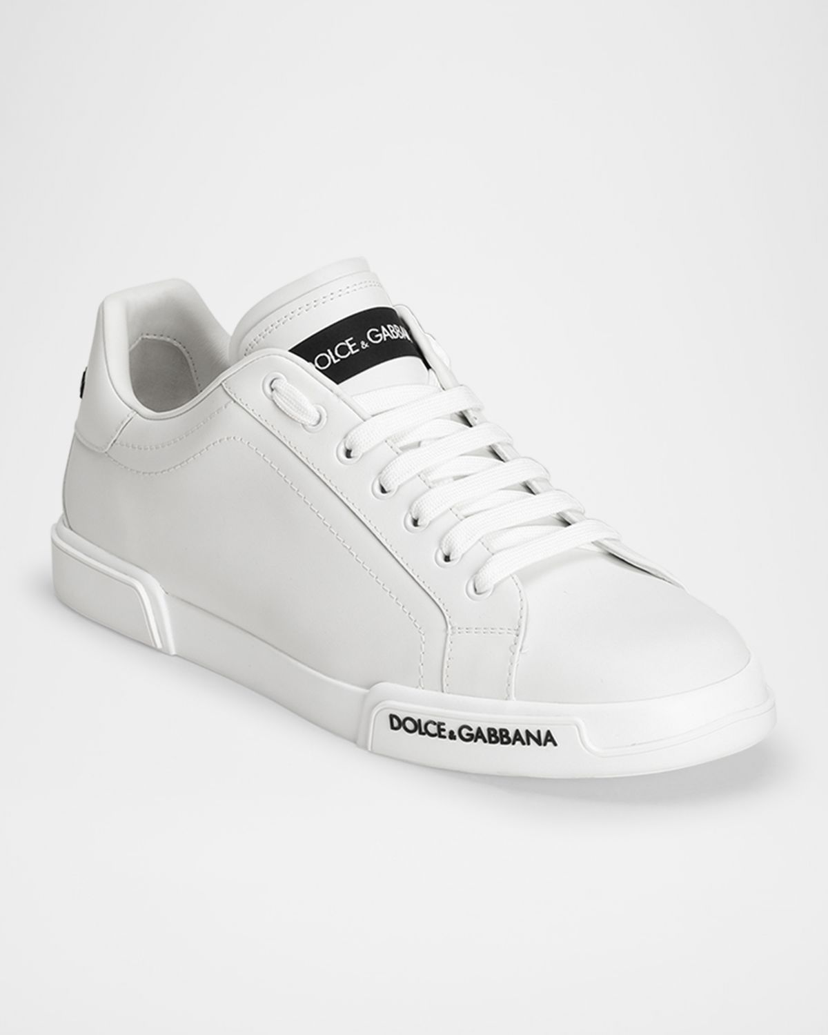 Dolce & Gabbana Men 's Leather Low-Top Sneakers