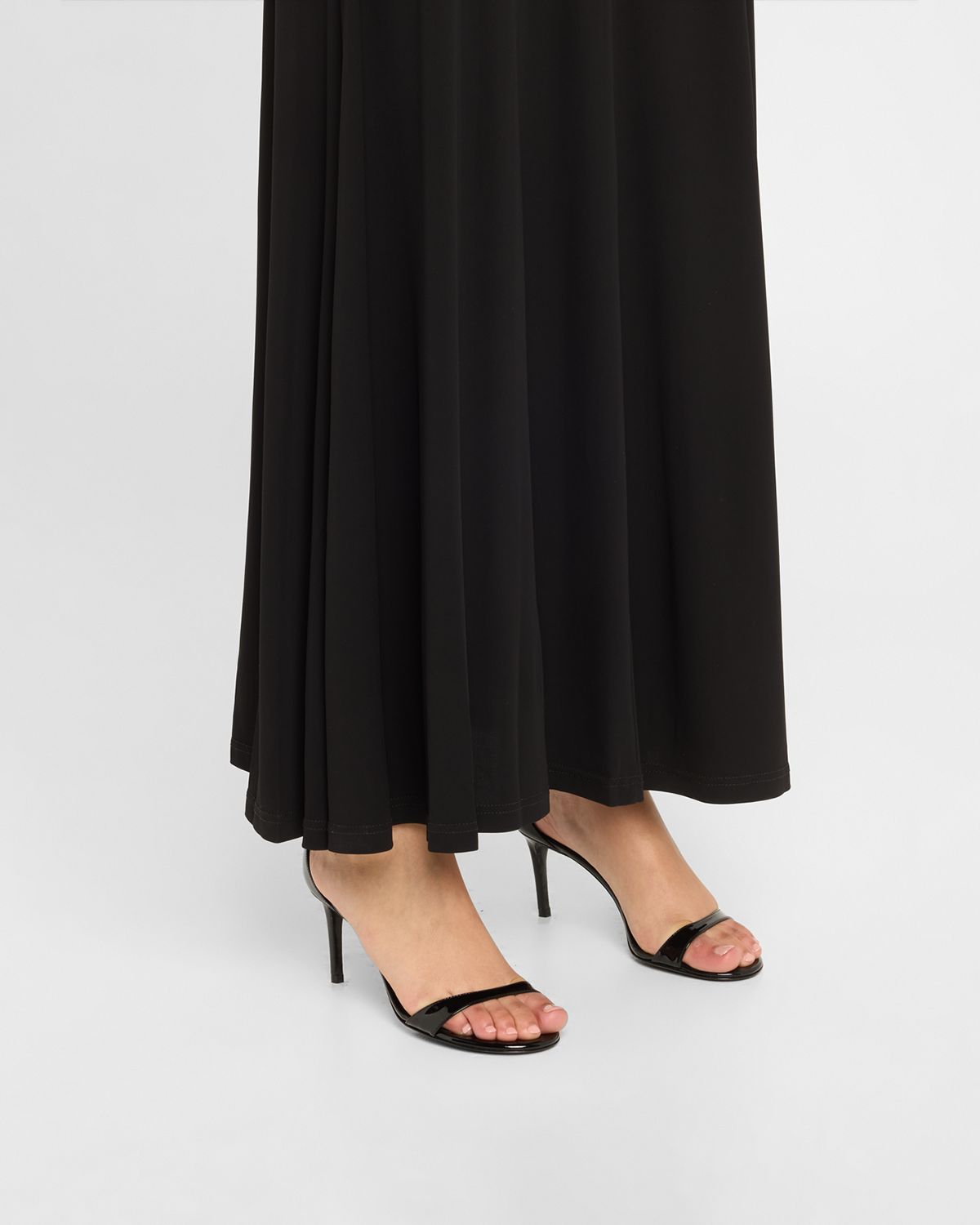 Stuart Weitzman Nudist Ii 75 Patent Leather Sandals