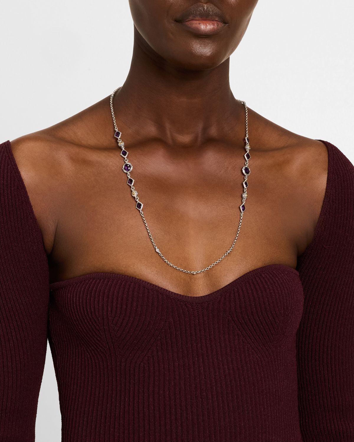 Konstantino Anthos Prism Station Necklace