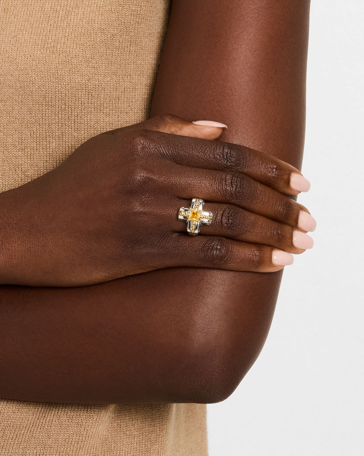 Konstantino Karia Grace Yellow Spinel Ring