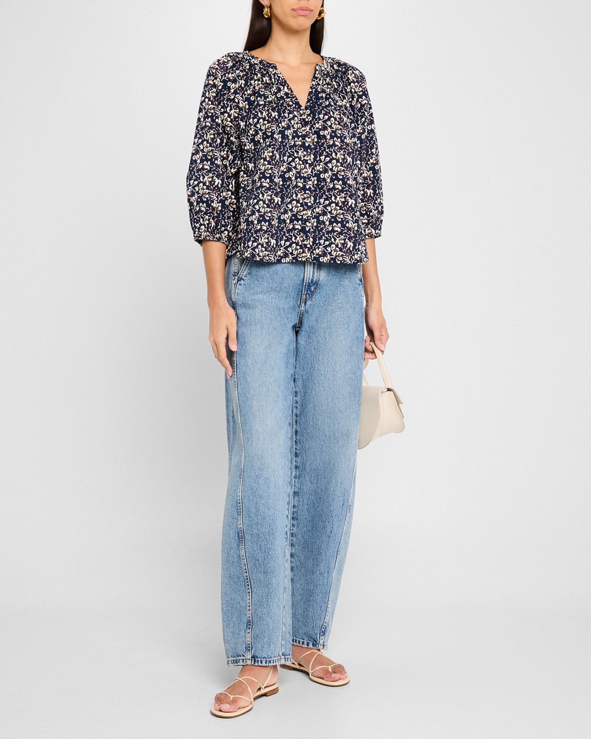 Apiece Apart Meridian High-Rise Boyfriend Jeans