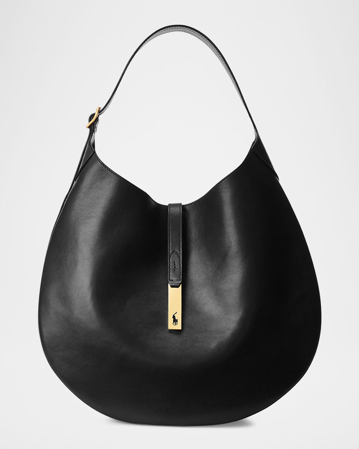 Polo Ralph Lauren Polo ID Large Calfskin Shoulder Bag