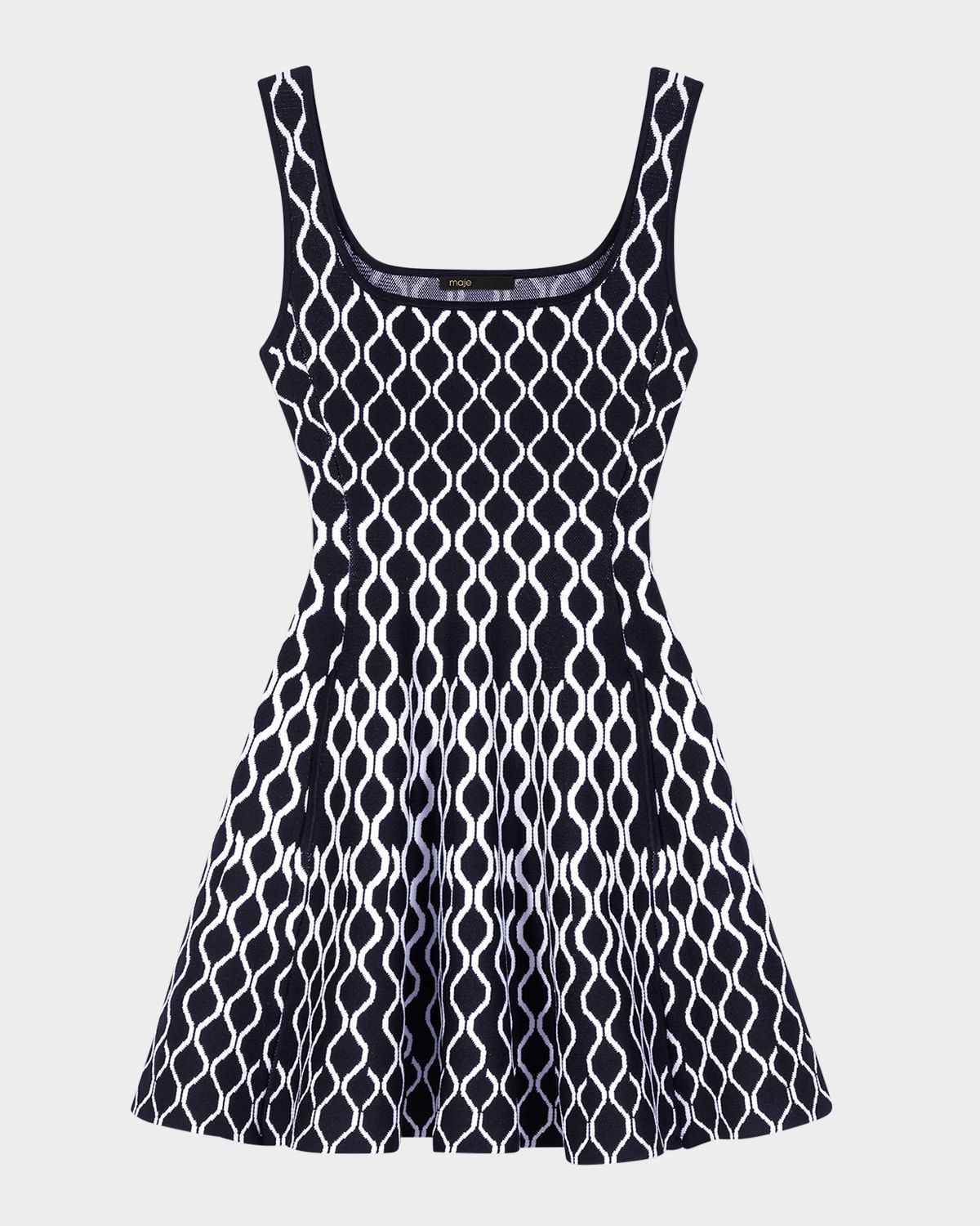 Maje Russel Knit Mini Dress