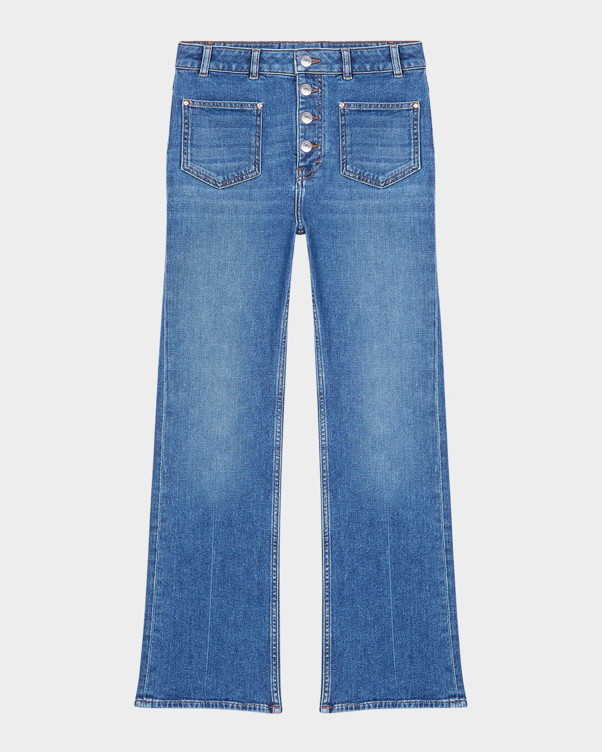 Maje Passiony Straight-Leg Jeans