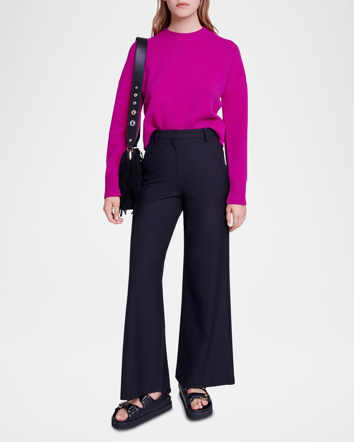Maje Pimano Wide-Leg Pants
