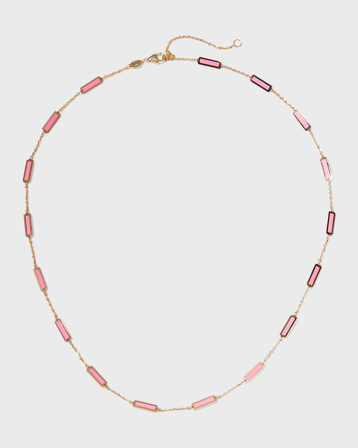 Frederic Sage 14K Yellow Gold 17-Station Inlay Necklace