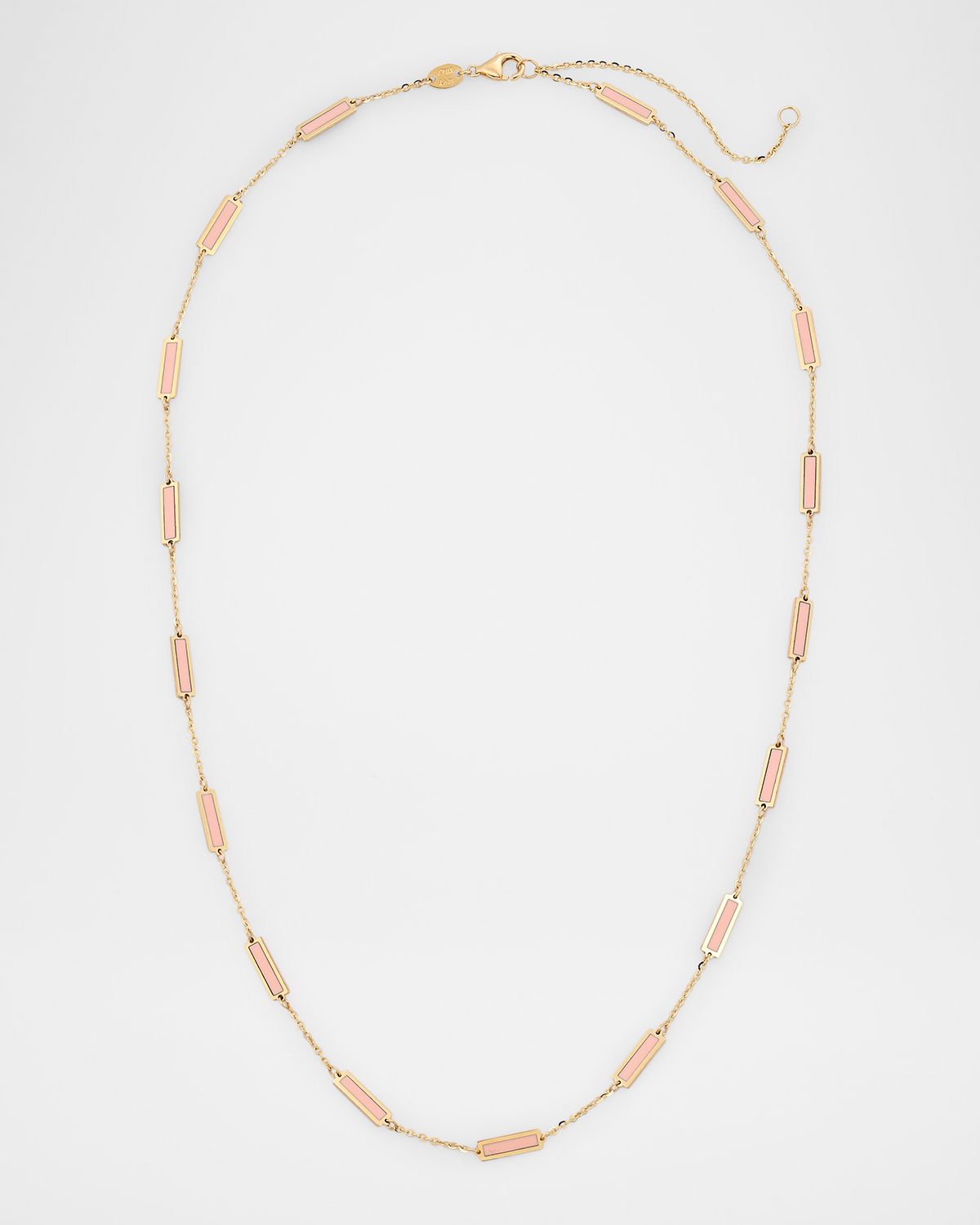 Frederic Sage 14K Yellow Gold 17-Station Inlay Necklace