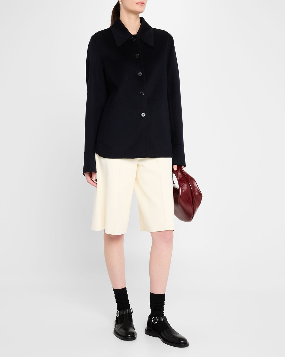 Jil Sander Button Down Cashmere Jacket