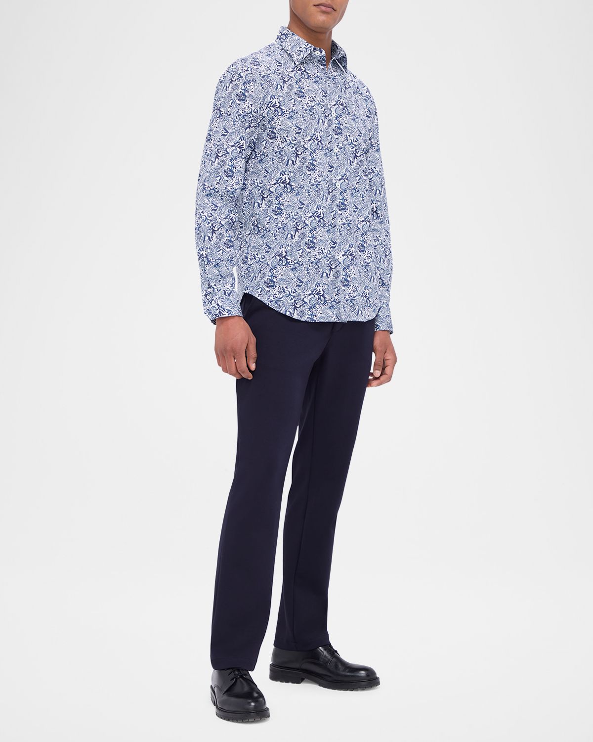 Bugatchi Men 's Julian Floral Sport Shirt