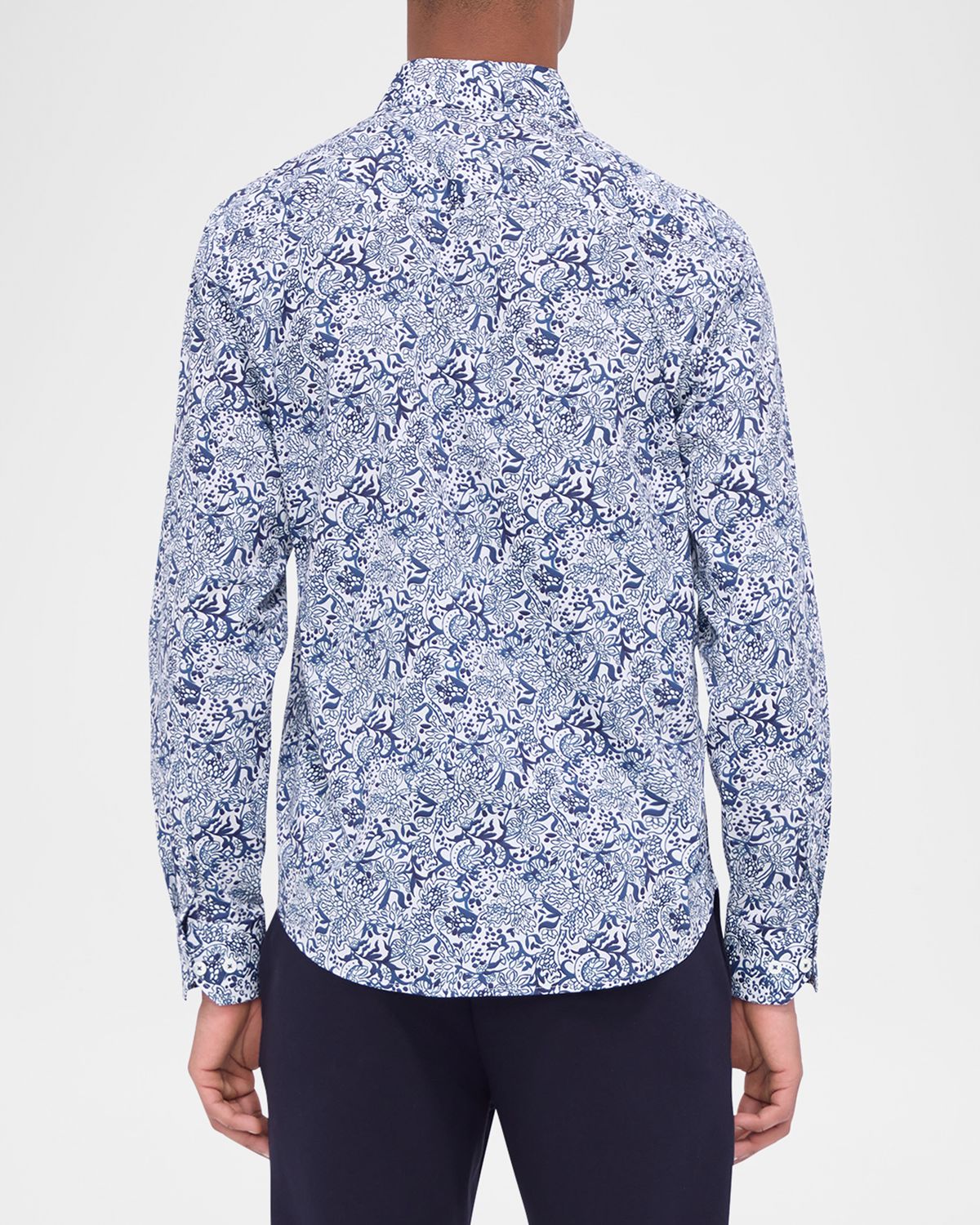 Bugatchi Men 's Julian Floral Sport Shirt | Thumbnail 3 Bugatchi Men 's Julian Floral Sport Shirt | Thumbnail 3